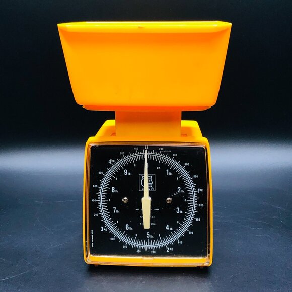 Vintage 70s KITCHEN KING Food Scale: Imperial / Metric Weight Retro Kitchenware - Picture 3 of 10